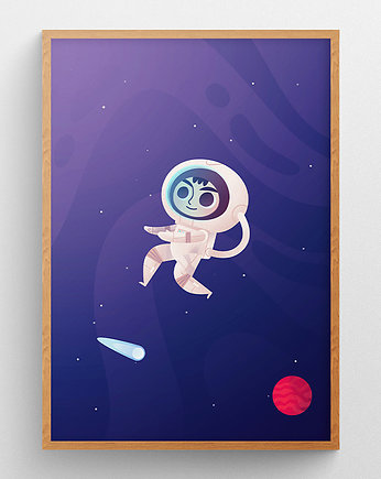 Plakat Astronauta, happilu
