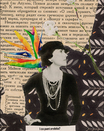 Obraziłam się  -  Kolaż - plakat - wydruk, Magda Rzeźniczak