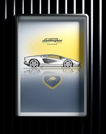 Plakat Motoryzacja -  Lamborghini Countach, OKAZJE - Prezenty pod Choinkę