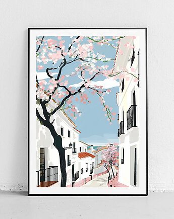 Plakat Wiosenna aleja z kwiatami, Harvest Maison