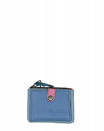 Portfel portfelik mały skórzany miejsce na bilon karty eko OLIVKA, Olivka Warsaw