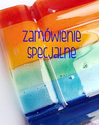 Tęczowa popielniczka, monika tarasin-lenart