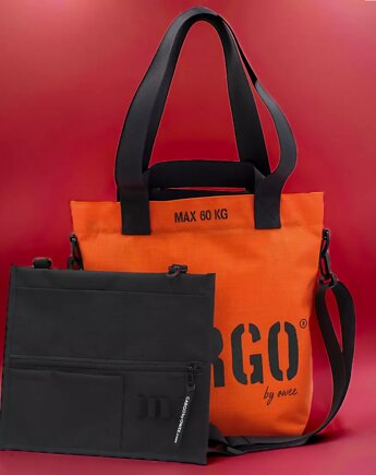 Zestaw prezentowy 08 - TORBA XSMALL ORANGE + ORGANIZER SLIM, CARGO by OWEE