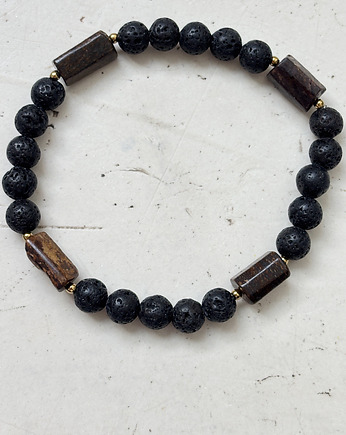 Bransoletka męska Bronzyt, Chmolowska Jewellery