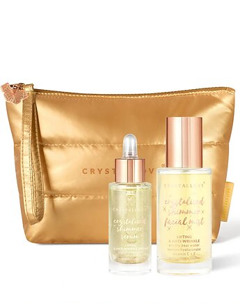 CRYSTALLOVE Clear Quartz Skincare Duo - serum + mgiełka z kryształem + kosmet, CRYSTALLOVE