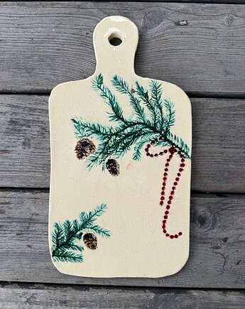 Deska świąteczna do serwowania, Dekornia