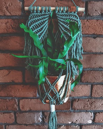 Kwietnik wiszący makrama Skrzydła Anioła, Hygge Macrame