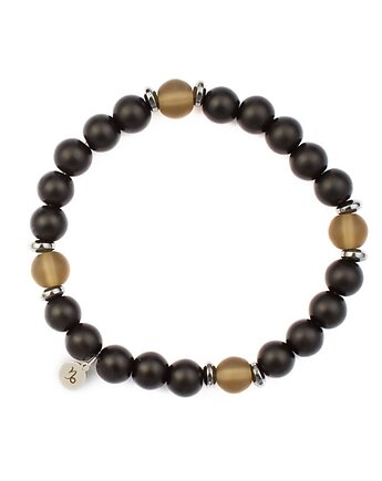 Męska bransoletka zodiakalna - Koziorożec - Ochrona i przemiana III, Kulka Bransoletki