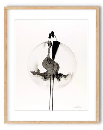 Grafika 40X50 cm wykonana ręcznie, MiniMalArt