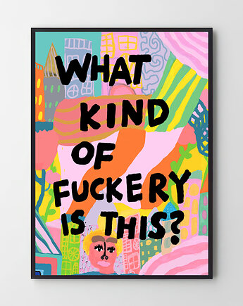 Plakat Co to za chaos w tym kolorowym świecie?, Harvest Maison