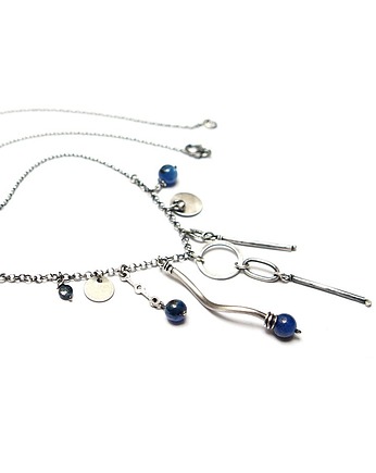 Patyczki vol. 7 /kyanit/  naszyjnik, Katia i krokodyl