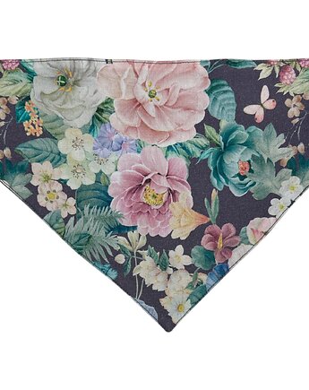 Bandana dla psa na gumce rozmiar L Kwiaty (48-54 cm), Psia szafa