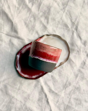 Zestaw espresso: czarka ze spodkiem, JD loves CERAMICS