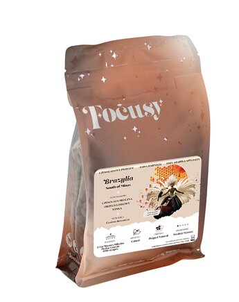 Kawa ziarnista BRAZYLIA SOUTH OF MINAS  czekoladowy przelew 250 g, Focusy