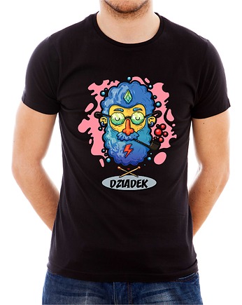Koszulka  z nadrukiem Dziadek, ART ORGANIC