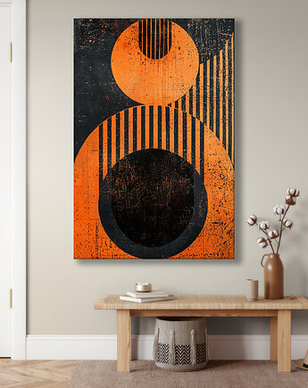 Geometria natury - Obraz na płótnie - Druk Blejtrama, Minimalizm, Loft #15, Black Sapphire Art