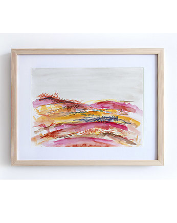ORYGINAŁ - PEJZAŻ NO.18 - 21 cm x 30 cm, Gosia Sendlewska
