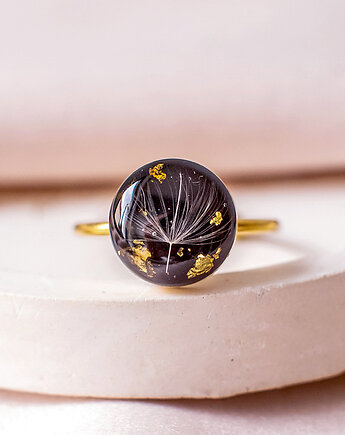 Pierścionek z  rzęsek dmuchawca, nature gift