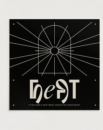 Heat / Oryginalna grafika / poster print / plakat, Alina Rybacka