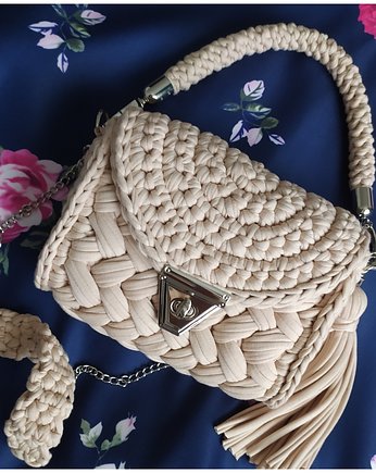 Torebka pleciona - Zig Zag Wild - 2w1, Motka Bag