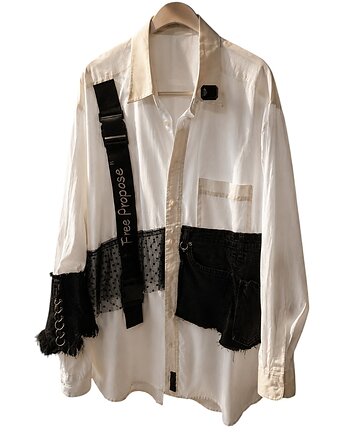 Free Purpose Upcycled Wólczanka Shirt One of One S-XL, prettydecay.studio