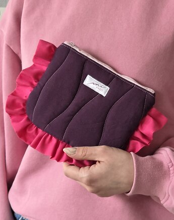 Kosmetyczka falbanka pikowana, mi.KREO