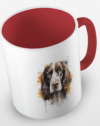 Kolorowy kubek "Springer spaniel" - mix kolorów, Fotobloki and decor