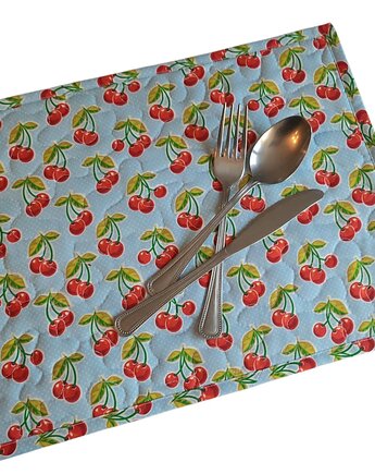 Czereśnie -wyjątkowe maty obiadowe kpl. 2 szt, Gazynia