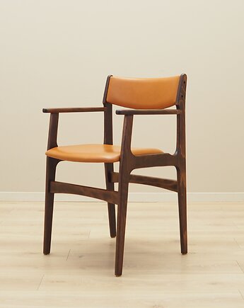 Fotel bukowy, duński design, lata 70, produkcja: Dania, Przetwory design
