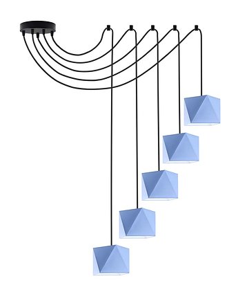 Dziecięca 5-płomienna lampa wisząca typu pająk KANO KIDS D5, LYSNE