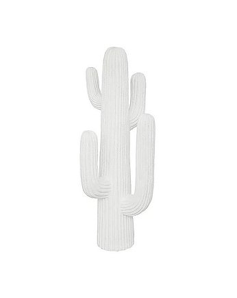 Dekoracja Figurka Kaktus Biały 61 cm, OSOBY - Prezent dla babci