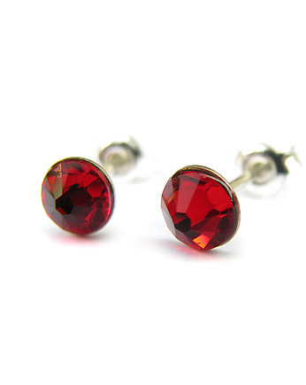 Kolczyki Ogniste kropy-Kryształy Swarovski, Marisella