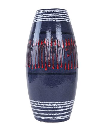 Wazon ceramiczny, niemiecki design, lata 60, produkcja: West Germany, Przetwory design