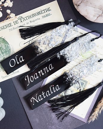 Zakładka Imienna PERSONALIZOWANA - silver, Bookova