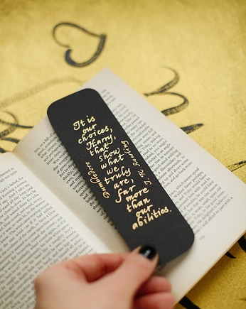 Zakładka do książki ze złotym cytatem Harry Potter Dumbledore, Annagrafia