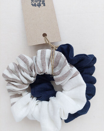 100% len, 2 gumki do włosów, madebyjokpa