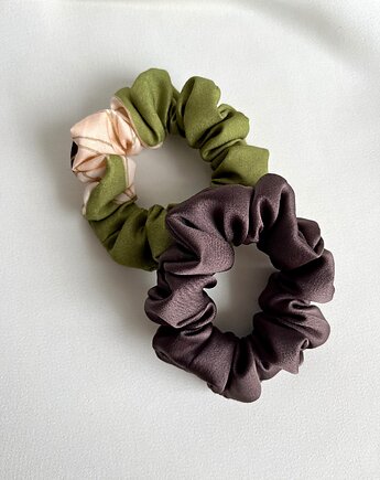 Zestaw 2 gumek do włosów - Moss & Browny, Volie Line