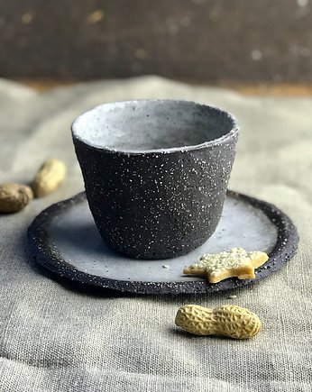 Kubek z talerzykiem II, CESELE Ceramika