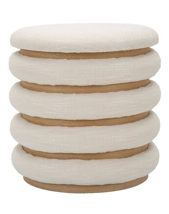 Pufa ze Schowkiem Okrągła Torre 40 cm, MIA home