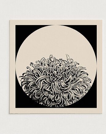 Kwiaty / Oryginalna grafika / poster print / Gicle, Alina Rybacka