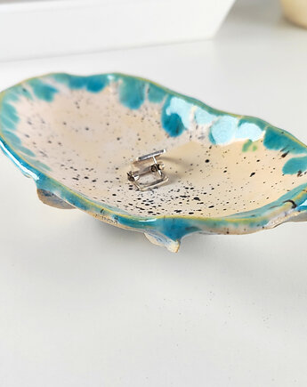 Morska miseczka  ceramiczna na drobiazgi, U.to ceramika