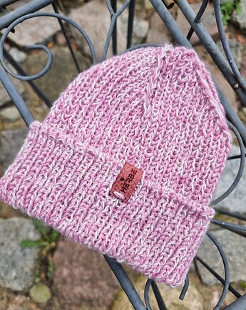 Czapka dziecięca merino farbowana roślinami Brezylka, HERBE DESIGN