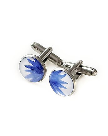 Spinki do mankietów z chabrem, Colie