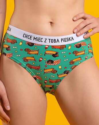 Piesek Hot dog Majtki z Sosnowca - Figi, Majtki z Sosnowca