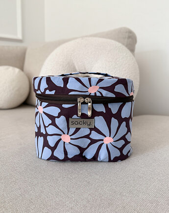Kosmetyczka podróżnik margaretka błękit, sacky bag