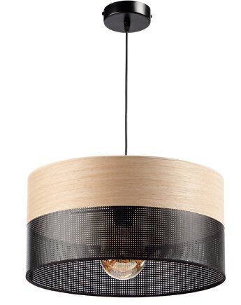 Luksusowa lampa wisząca z abażurem 40cm, Fabryka Lamp
