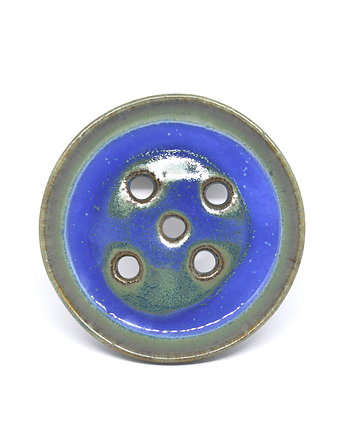 Lazurowa Mydelniczka Ceramiczna, Dwa Wypały