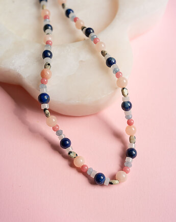 Delikatny naszyjnik z kamieni Sonia