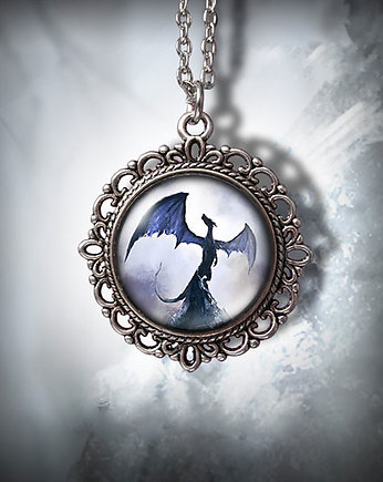 Medalion - Smok cienia - romantyczny, yenoo