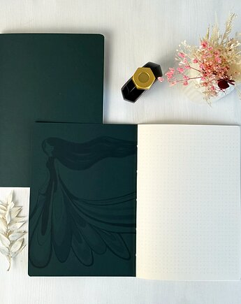Notatnik - Ciemna Zieleń, Lola Lima Paper Co